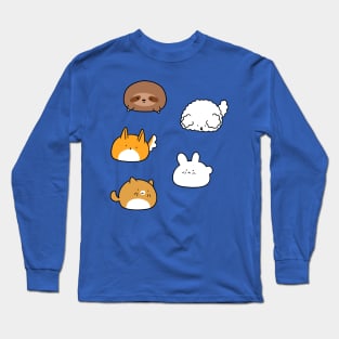 Cute Animal Blobs! Long Sleeve T-Shirt